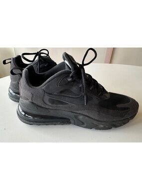 Nike Air Max 270 React, Black/Oil Grey, Women's Size 8
